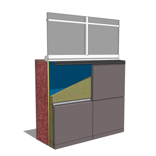 Armatherm™ ArmaGirt: ACM Panel - Window Sill - Stud Wall