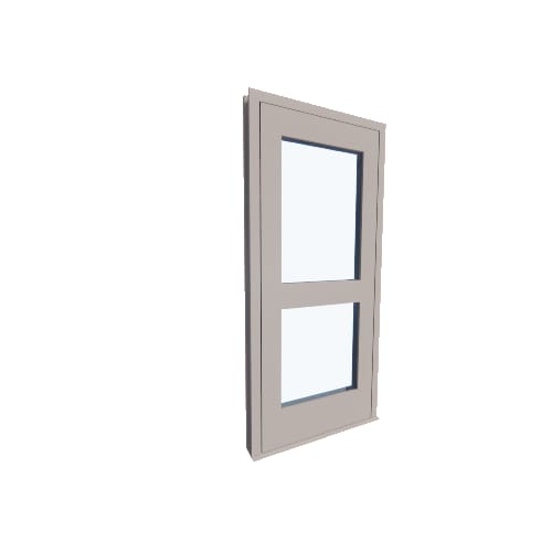 Aluminum Door: USAD1000 15R - Forced Entry/Bullet/Blast Resistant Single High Security Door