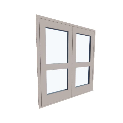 Aluminum Door: USAD1000 - Forced Entry/Bullet/Blast Resistant Double Door