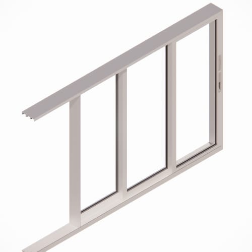 PXXX - Pocket with 3 Vent Panels - Flush & Water Barrier Threshold