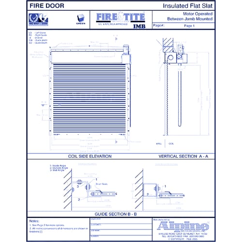 Fire-Tite® IMB Between Tube Mounted: Motor Operation