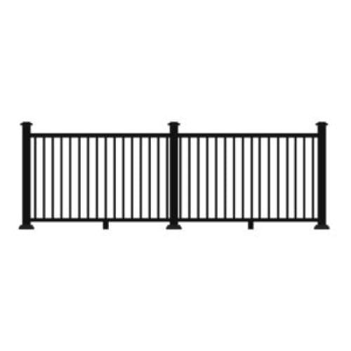 Picket Rail: Post-To-Post Top Rail