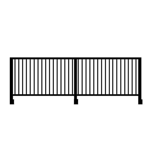 Picket Rail: Continuous Top Rail preview 2