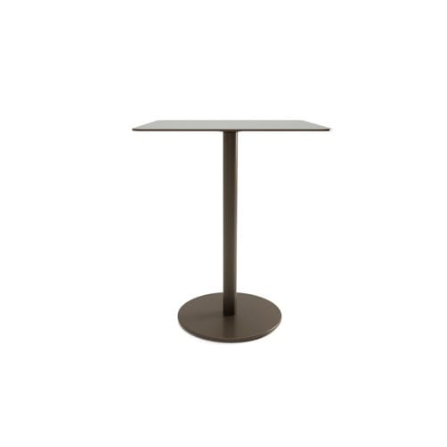 Layer Pedestal Table Square Metal preview 4