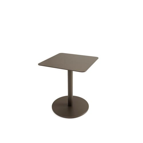 Layer Pedestal Table Square Metal preview 7