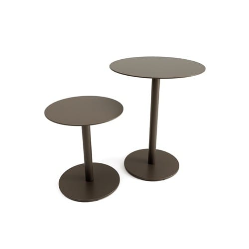 Layer Pedestal Table Round Metal