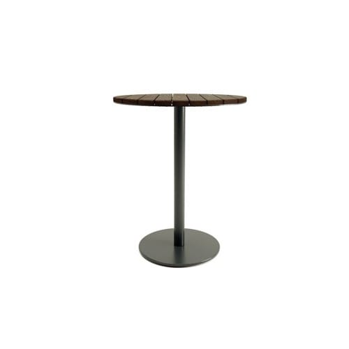 Layer Pedestal Table Round Wood preview 4