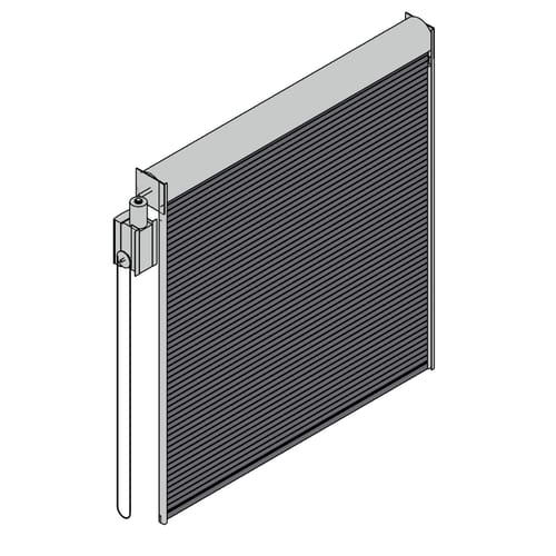 Coil-Away™ 600 - Light-duty Rolling Steel Service Doors