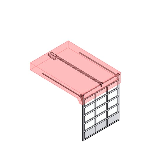 453 - Aluminum Full View Glass Doors