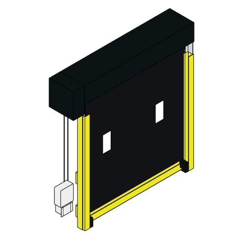 ADV-Xtreme 885 - Extreme Exterior High Speed Rubber Door