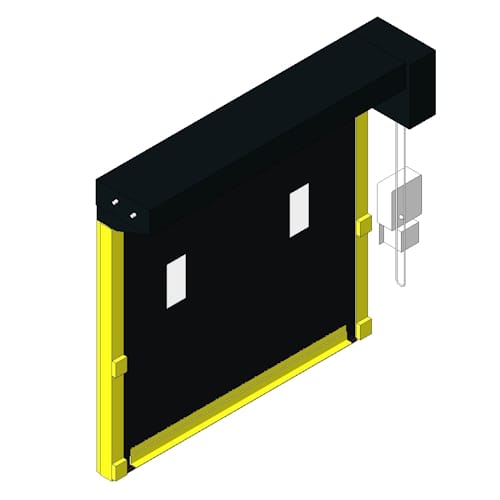 ADV-Xtreme 885LH - High Speed Exterior Low Headroom Rubber Door