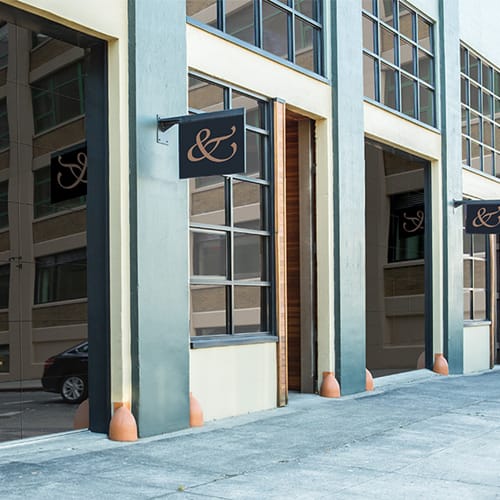 Commercial Glass Sectional Doors Model 464