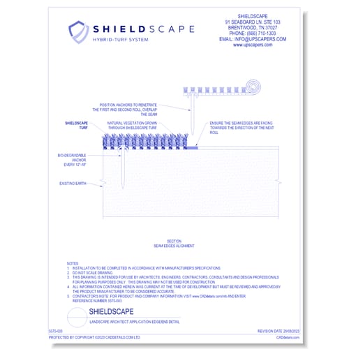 Landscape Architect Application: Edge/End Detail