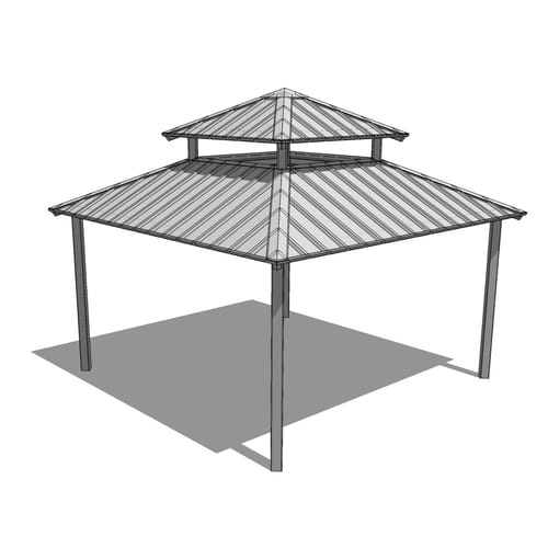Steel Structure: Carnival – Clerestory Square Hip Roof