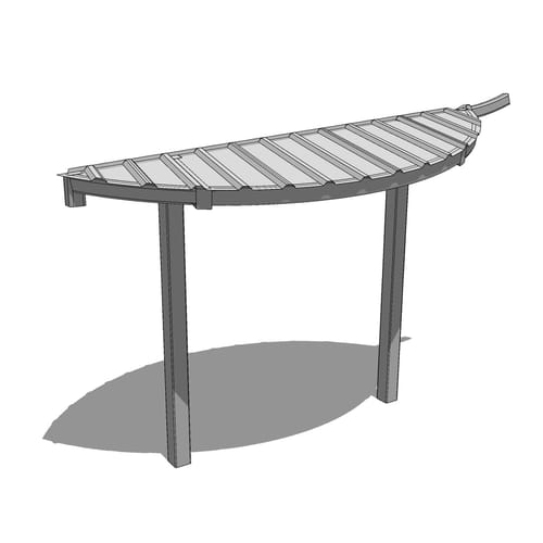 Steel Structure: Leaf – Leaf Shelter