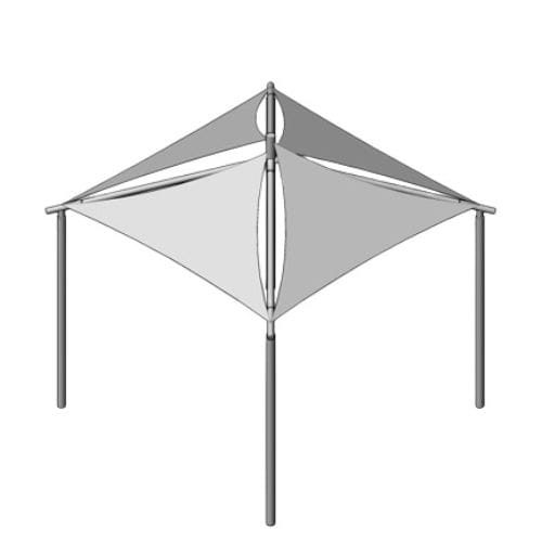 Fabric Structure: Quad Square Sails