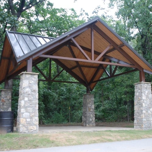 Crossing – Square Shelter With Intersecting Gable Roofs preview 2