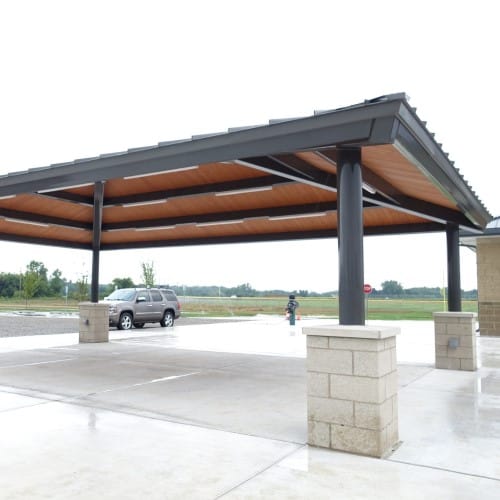 Hip Roof – Rectangle Picnic Table Ramada preview 3