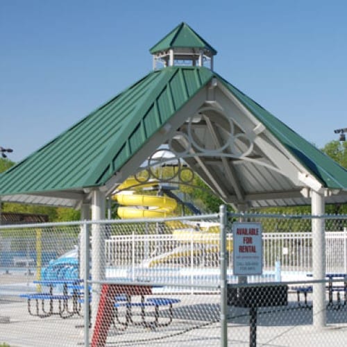 Grand Haven Hexagon – Six Sided Gable Roof Park Shelter preview 3