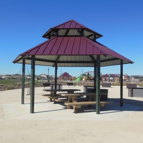 Oxford Clerestory – Two Tiered Hexagonal Gazebo, Hip Roof preview 2