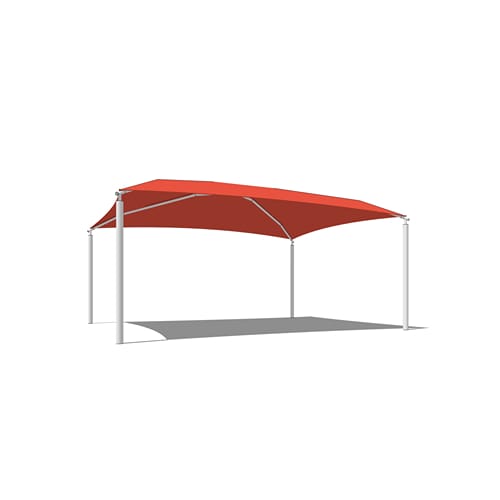 Rectangle Shade System - 20' x 25'
