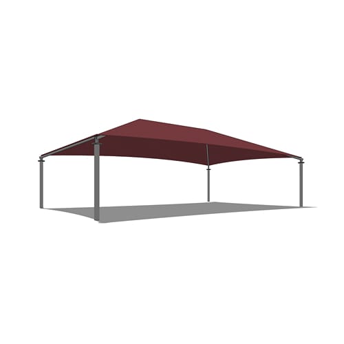 Rectangle Shade System - Mega Span 25' x 40'