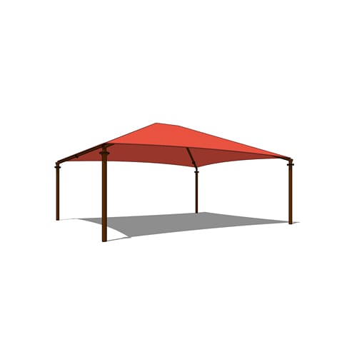 Rectangle Shade System - Mega Span 30' x 35'