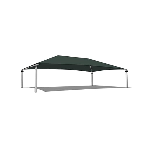 Rectangle Shade System - Mega Span 30' x 50'