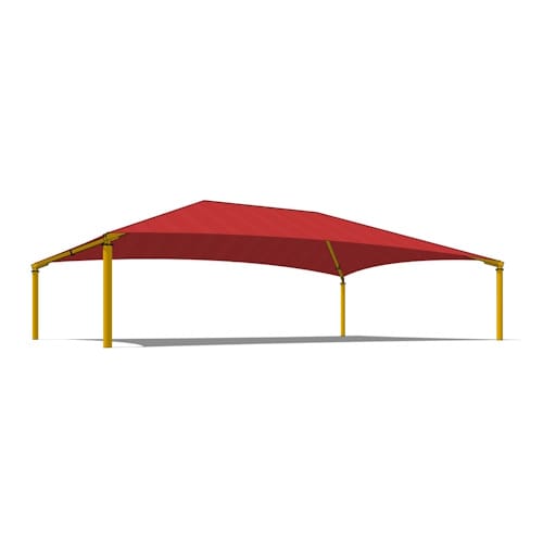 Rectangle Shade System - Mega Span 40' x 60'