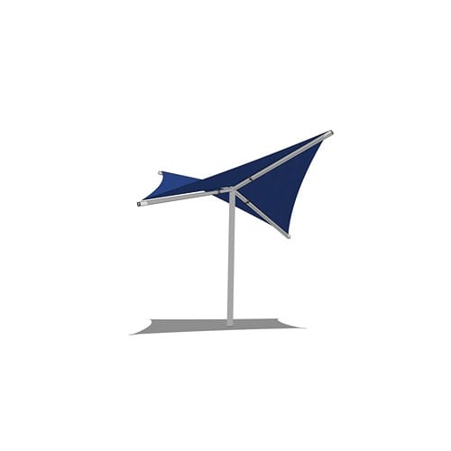 Single Post Hypar Shade System - 12' x 12'