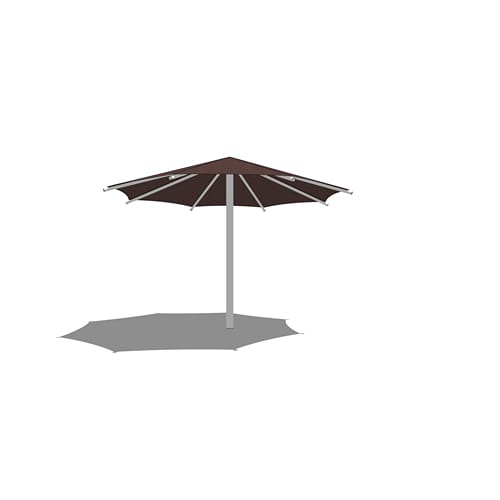 Single Post Umbrella Shade System - 18'