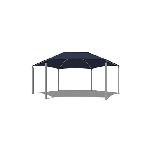 Hexagon Shade System - 25'