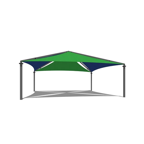 Multi-Panel Shade System - Square 35' x 35'