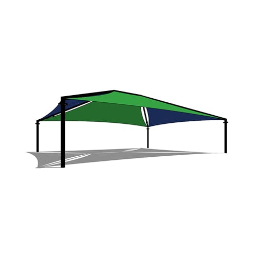 Multi-Panel Shade System - Rectangle 35' x 45'