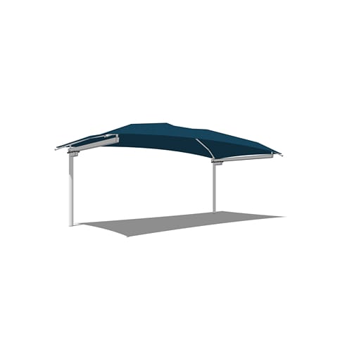 Offset T-Cantilever Shade System - 14' x 30'