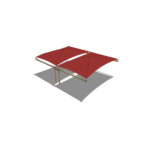 Double Cantilever Shade System - 38' x 30'