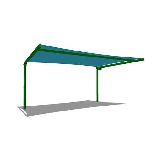 Monoslope Cantilever Shade System - 10' x 30'