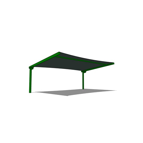 Monoslope Cantilever Shade System - 19' x 30'