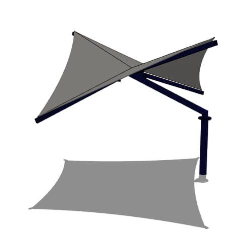 Offset Single Post Hypar