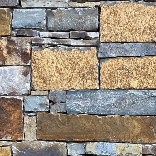 Building Stone: Blue Brown Wister