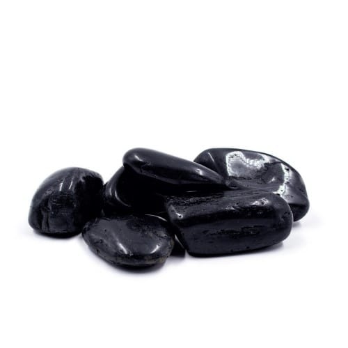 Decorative Rock: Polished Black Pebbles