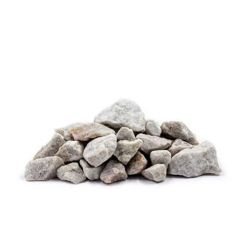 Decorative Rock: White Quartz