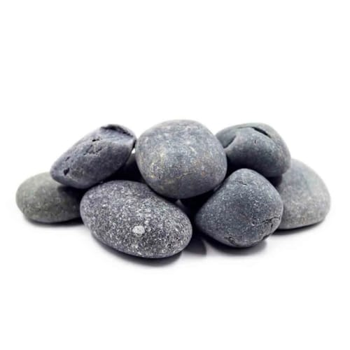 Decorative Rock: Black Mexican Beach 1" - 2"