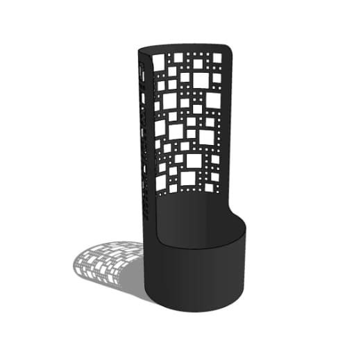 Backdrop Cylinder w/ Trellis (BDC-P5)