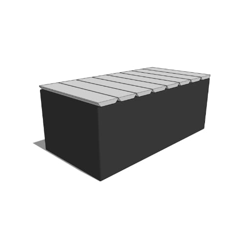 Join Seating 46" Bench - Front to Back Slats (JS-FB-4575)