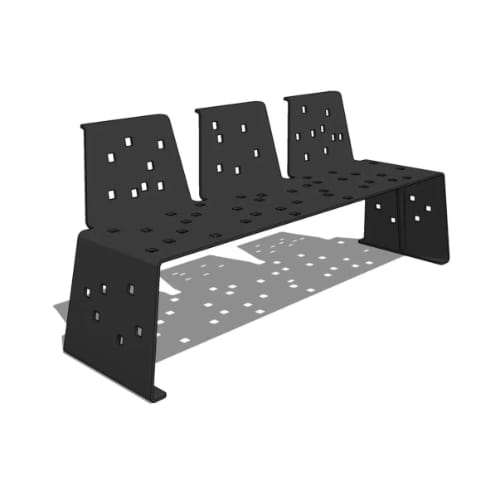 preview of Sit 4 Seat Triple Backrest Bench (SIT1-G6)