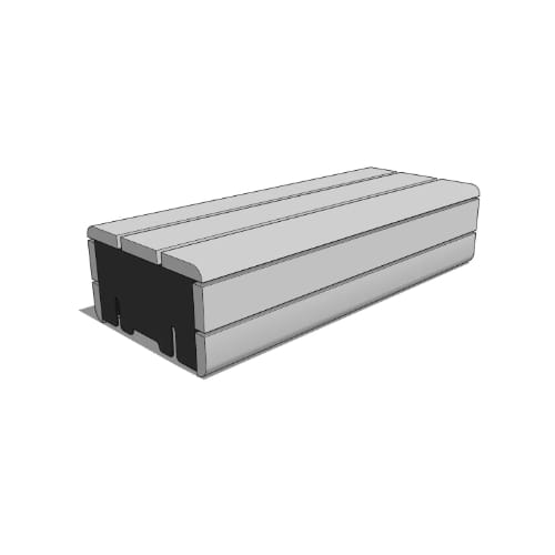 Drape Timber 42" Backless Bench, End-to-End Slats (DRPT2-1-2)