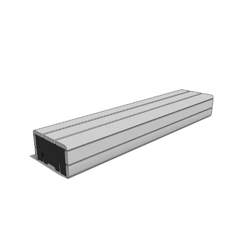 Drape Timber 79" Backless Bench, End-to-End Slats (DRPT2-1-4)