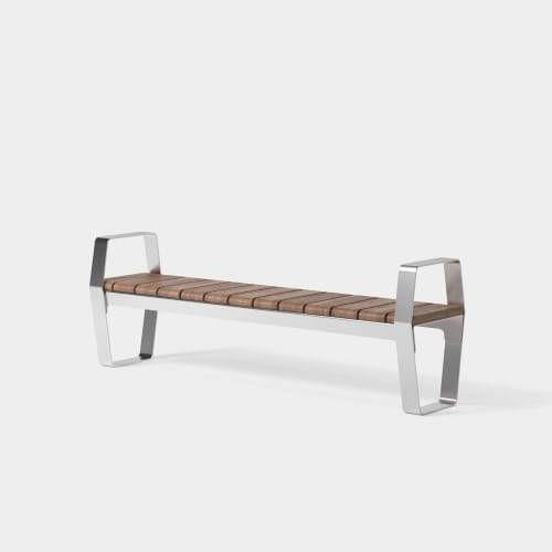 Marina Timber Backless Bench  preview 1