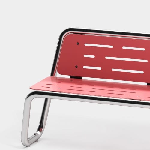 Paperclip Backed Bench preview 3